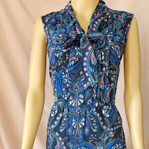 Tommy Hilfiger Paisley Blue Dress